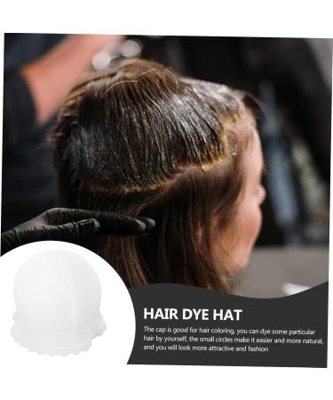 FRCOLOR caps salon hair cap hair highlighting hat silicone hair coloring hat silicone hair salon cap silicone highlight hat salon silicone cap hair highlight hat brighten dye Silica gel - Buy Online on GoSupps.com