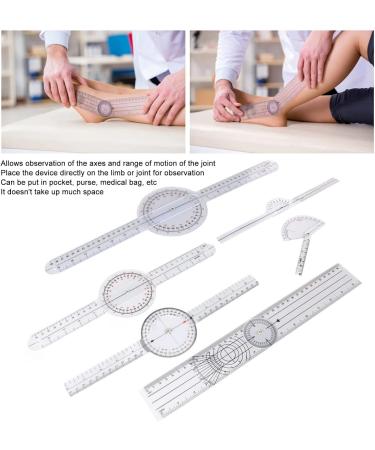 Orenic Medical Goniometer Set 6 8 10inch Multifunction Joint Goniometer Set for Physical Therapists Home Use and Students Medical Goniometer Physical Therapy Finger Joint Spinal Goniometer - Buy Online on GoSupps.com