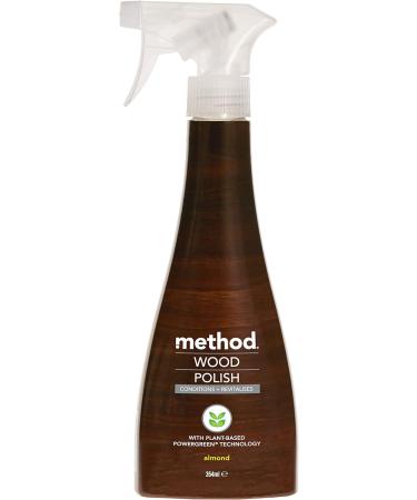 Method Wood Floor Cleaner Almond 739ml (Pack of 1) & Wood Polish Spray Floor Cleaner For Wood Almond 354 ml 2 Litres + Wood Polish Spray - Buy Online on GoSupps.com