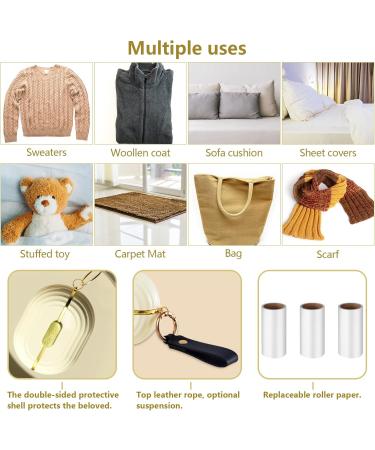 5 Pieces Reusable Gel Lint Roller - Portable Lint Brush for Clothes Sofas Pets & Bedding | Best Lint Remover for Travel - Buy Online on GoSupps.com