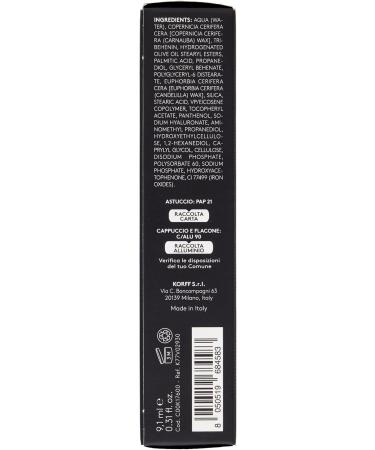 Korff Iconic Volume Mascara Extreme Volume Effect with Bamboo Fibres Intense Black and Perfect Definition Enriched with Hyaluronic Acid Vitamin E and Panthenol 10 ml - Buy Online on GoSupps.com