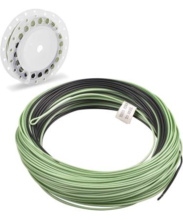 Jhanmei floating fly cord with a falling tip 30 m double color weight forward floating fly cord with 2 welded loops flyfish cord.WF-7F/s