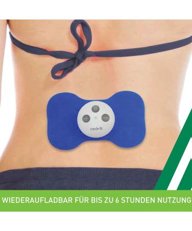 Wireless Rechargeable Mini Muscle Stimulator - Med-Fit for Back Sciatica Neck Knee Arthritis & Muscle Pain Relief - International Shipping Available - Buy Online on GoSupps.com