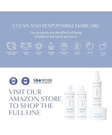 AIIR Sapphire Leave In Conditioner - Lightweight Moisturizing Hair Detangler Frizz Tamer & Heat Protectant for Damaged Hair - 6 oz - Buy Online on GoSupps.com