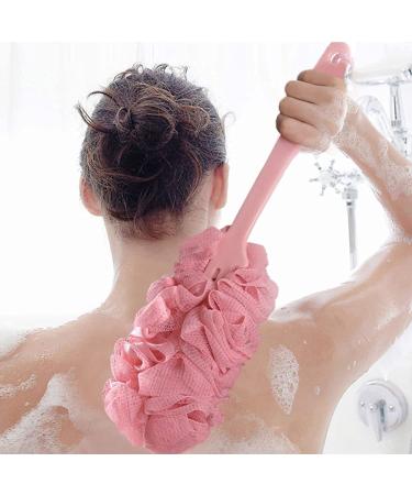 Nutteri 3 Pack Long Handled Bath Brush Set - Exfoliating Body Scrub & Back Cleaner - Shower Accessories for Women and Men - Buy Online on GoSupps.com