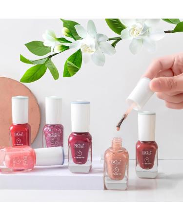 Nude Nail Polish French Nail Varnish Quick Dry & Long Lasting Nail Gel Non-Toxic Water Based Neutral Gel Nail Polish - No Need UV Nail Paint for DIY Nail Art Manicure at Home 11.5ML(Nude) - Buy Online on GoSupps.com