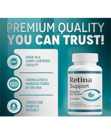 M B (Pack 3) RetinaSupport Supplement Capsules VisionClear Pills - Maximum Strength Supplement for VisionVitamin (180 Capsules) - Buy Online on GoSupps.com