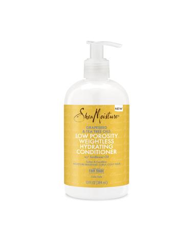Shea Moisture Grapeseed & Tea Tree Oils - Low Porosity Weightless Hydrating Conditioner with Sunflower Oil