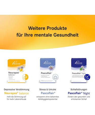 Neurapas Balance - 60 Tablets | Natural Antidepressant with St. John's Wort Passion Flower & Valerian for Mood Enhancement Relaxation & Calmness - Ideal for Mild Depressive Moods - Buy Online on GoSupps.com