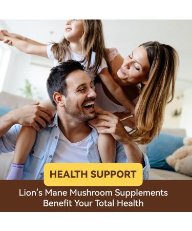 Lions Mane Supplement Capsules Lion Mane Mushroom 1200mg Brain & Immune Support Non-GMO Non-Gluten Vegan-Friendly Lion s Mane Powder 120 Count 120 Count (Pack of 1) - Buy Online on GoSupps.com