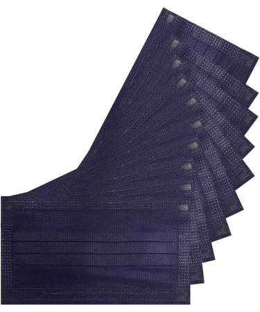 Everydayspecial Disposable Safety Mask 3 Layer Protection Face Mask - 50 pcs (Navy Blue) | Adult Size - Buy Online on GoSupps.com