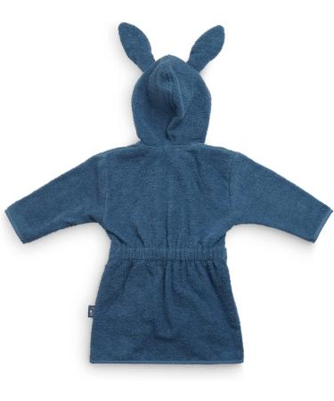 Jollein Baby Bathrobe 1-2 Years - Ash Green & Blue | Soft Comfortable & Stylish International Shipping - Buy Online on GoSupps.com