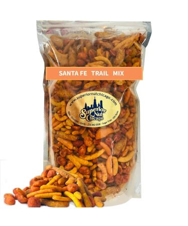 Santa Fe Trail Mix - Spicy Mix - hot spicy peanuts, hot Cajun corn sticks, sesame sticks, chili crescents, toasted corn, and pumpkin kernels (1.5 pound bag)