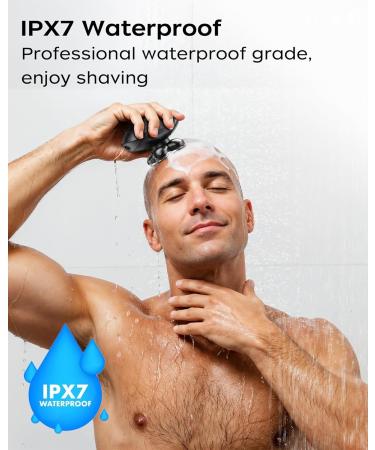 Rasoirs de t te pour hommes chauves rasoir lectrique 5 en 1 tanche IPX7 pour hommes chauves rasoir rotatif 5D - Buy Online on GoSupps.com