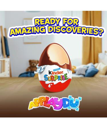 KINDER SURPRISE Milk Chocolate Eggs with Toys Classic 24 Count 480 Grams (20gx24) Classic 24 Eggs - Buy Online on GoSupps.com