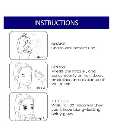 2-Pack Glitter Body & Hair Spray | Quick Dry Body Glitter for Skin Face & Clothes | Perfect for Mardi Gras & Parties - Buy Online on GoSupps.com