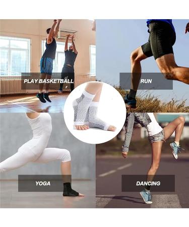 VQRZG Neuropathy Socks 4 Pairs for Women and Men - Soothe Relief Compression Ankle Brace for Plantar Fasciitis Sleeve (L/XL) - Buy Online on GoSupps.com
