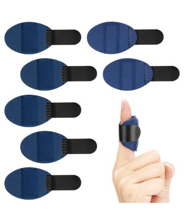 SAVITA 8pcs Finger Protector Splints Soft Fabric Trigger Finger Splints Comfortable Finger Sleeves Finger Brace Finger Stabilizer for Broken Finger Protection