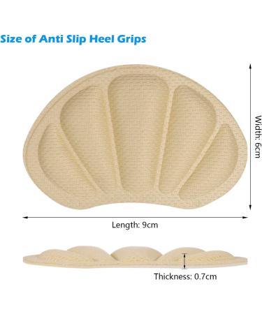 Jizzu Heel Pillows - 8 Pairs Self-Adhesive Shoe Pads for Extra Comfort | Women & Men s Thick Inserts | Multicolored Shoe Solutions - Buy Online on GoSupps.com