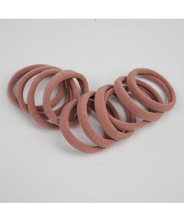 100PCS Seamless Thick Hair Ties for Women & Girls - Elastic No Damage Ponytail Holders in 10 Neutral Colors - Lady Hair Accessories - Buy Online on GoSupps.com