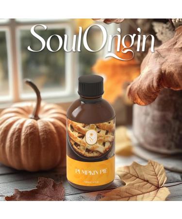 Autumn Pumpkin Pie Essential Oil 120ml - Natural Fall Fragrance for Aromatherapy Diffusers Massage & Candle Making - Buy Online on GoSupps.com
