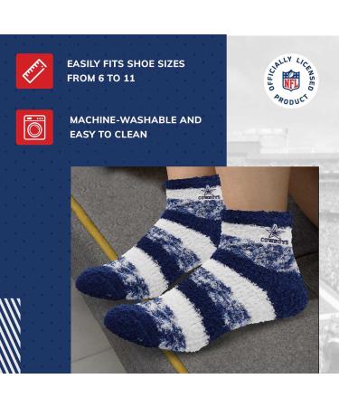 NFL Dallas Cowboys Women's Cozy Soft Sleep Socks - Navy | One Size - Buy Online on GoSupps.com