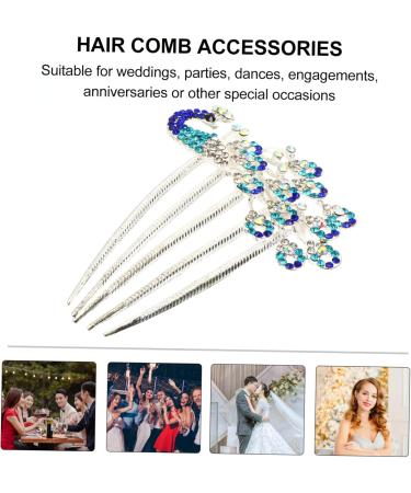 FRCOLOR Diamond Phoenix Hair Comb Bridesmaid Hair Comb Pearl Hair Comb Rhinestone Barrettes Rhinestone Headpiece Bridal Hair Clip Tiara Hair Comb Accessories Winter Alloy Miss Wedding Clip - Buy Online on GoSupps.com