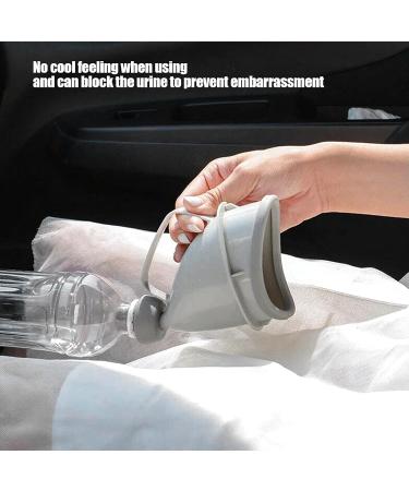 Pee Funnel Convenient Connection Unique Handle Design Stand Pee Funnel Can Block The Urine When Using for Life for Home for Patient for Family - Buy Online on GoSupps.com