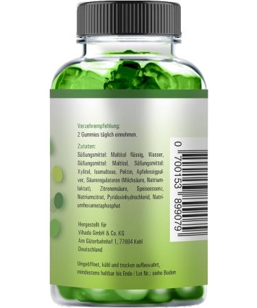 Vihado Keto Green Gummies - 60pcs | Metabolism Boosting Gummy Bears with Vitamin B6 | Best Keto Diet Gummies - Buy Online on GoSupps.com