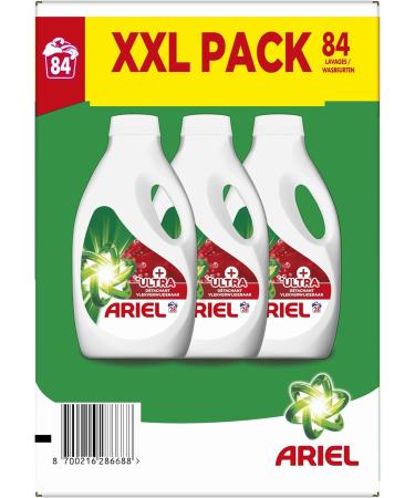 Ariel Liquid Detergent 84 Washes +Ultra Stain Remover Removes Inlaid Stains Even After 7 Days Made in France - Buy Online on GoSupps.com