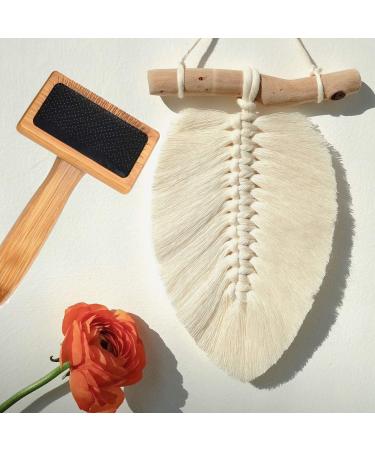 Macrame Comb Wooden - Ideal for Feathered Wall Hangings & Crafts - 3mm/4mm/5mm Cord Rope (Macrame Comb) - Buy Online on GoSupps.com