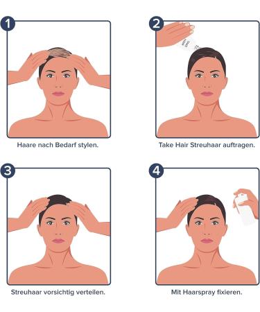 Take Hair - Loose Hair | For Women - Rain and Wind Resistant - 7g - Loose Hair for Thickening Hair - Powder for Hair Loss and Thinning Hair (Dark Brown Loose Hair) - Buy Online on GoSupps.com