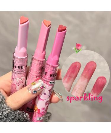 Mrettick Heart Shape Jelly Lipstick - Long-Lasting Moisturizing Lip Stain | Hydrating Tinted Lip Gloss for Non-Sticky Glamour - Buy Online on GoSupps.com