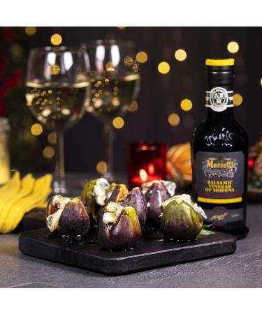 Mazzetti Aged Balsamic Vinegar of Modena Black Label - Sweet, Thick & Rich - 2 x 250ml - Made in Italy - Buy Online on GoSupps.com