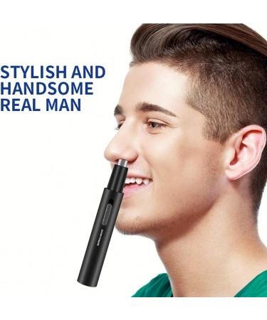 USB Rechargeable Ear Nose Hair Trimmer - Painless & Multi-Function for Men & Women - Black - Buy Online on GoSupps.com