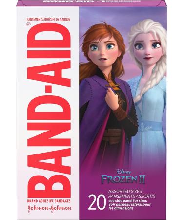 Band-Aid Brand Disney Frozen Adhesive Bandages - Assorted Sizes 20 Count (Pack of 6) - Buy Online on GoSupps.com