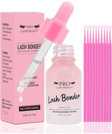 Lash Bonder for Eyelash Extensions Super Bonder Glue Accelerator Lash Extension Sealant Longer Retention Waterproof Oil-proof Special Dropper design for Dose Control 15ml 0.5 Fl Oz (Pack of 1) Lash Bonder - Buy Online on GoSupps.com