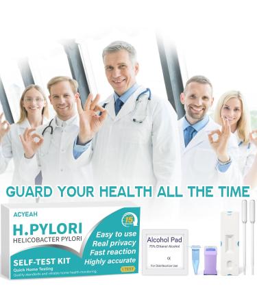 Buy H Pylori Test Kit - Accurate Home Testing for Helicobacter Pylori Fast Results & International Shipping - Buy Online on GoSupps.com