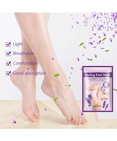 Foot Mask Safe Use Good Wrapping Natural Ingredients Improve Foot Skin Exfoliating Feet Mask for Home - Buy Online on GoSupps.com