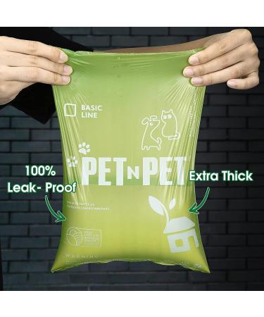 PET N PET USDA Certified 38% Biobased Dog Poop Bags 270/540 Counts - 9x13 Inches, 15 Refill Rolls - Buy Online on GoSupps.com