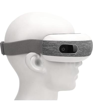 Rechargeable Eye Massage Device - Warmth Vibration & Compression - Bluetooth Mask for Eye Circles & Dry Eyes - 4 Modes - Buy Online on GoSupps.com