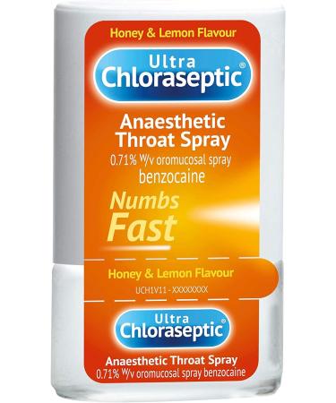 Ultra Chloraseptic Throat Spray 15ml Honey & Lemon - Fast Relief for Sore Throat - Buy Online on GoSupps.com