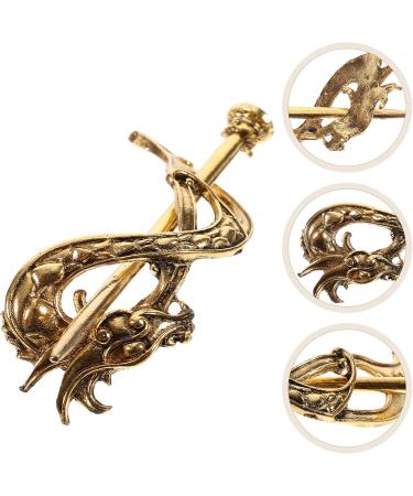 Beaupretty Hair Barrettes Hair Clips Bun Hair Clip Hair Bun Holder Bun Clips for Hair Vintage Hair Cuffs Hair Stick Pin Hair Bun Clip High Bun Clip European and American Accessories Metal - Buy Online on GoSupps.com