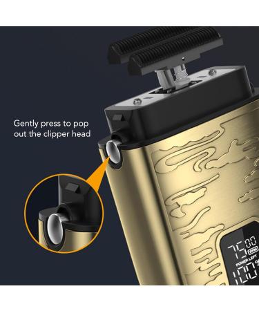 Cordless Hair Clipper Washable Floating Electric Hair Clipper with Double Head Portable for Home - Buy Online on GoSupps.com