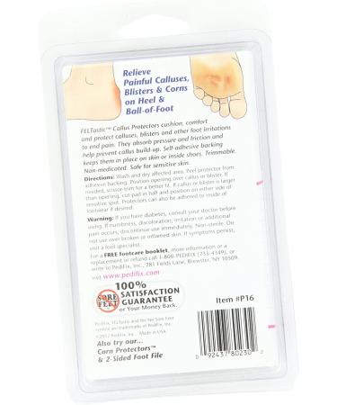 PediFix Felt Callus Protectors - 8-Count (Pack of 2) | Foot Care Solutions - Buy Online on GoSupps.com
