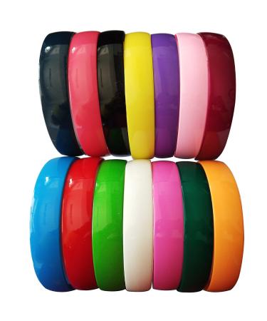 12pcs Women Plastic Headbands 25mm Wide Headband with Teeth for Girls Kids Teens Women by Yazon   25mm headbands - Buy Online on GoSupps.com