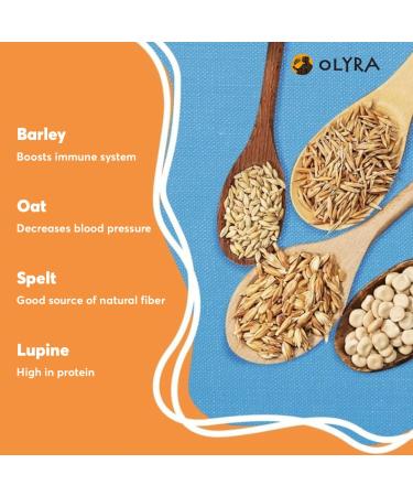 OLYRA Organic Blueberry Breakfast Sandwiches | Low-Sugar, High-Fiber Protein Snack | 1 Box of 4 Individually Wrapped Biscuits - Buy Online on GoSupps.com