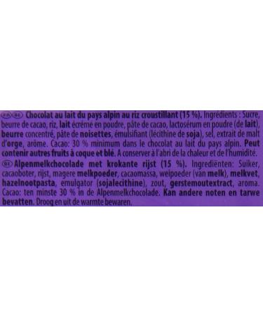 Milka Crispy Rice Chocolate Bar 100g - Pack of 2 - Buy Online on GoSupps.com