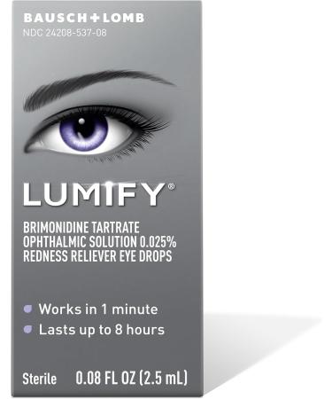 Lumify Redness Reliever Eye Drops 0.08 fl oz - Pack of 2 | Fast-Acting Formula - Buy Online on GoSupps.com