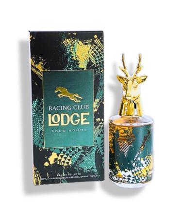 RACING CLUB LODGE POUR HOMME EAU DE TOILETTE 3.4 FL. OZ. Woody Aromatic fragrance for men
